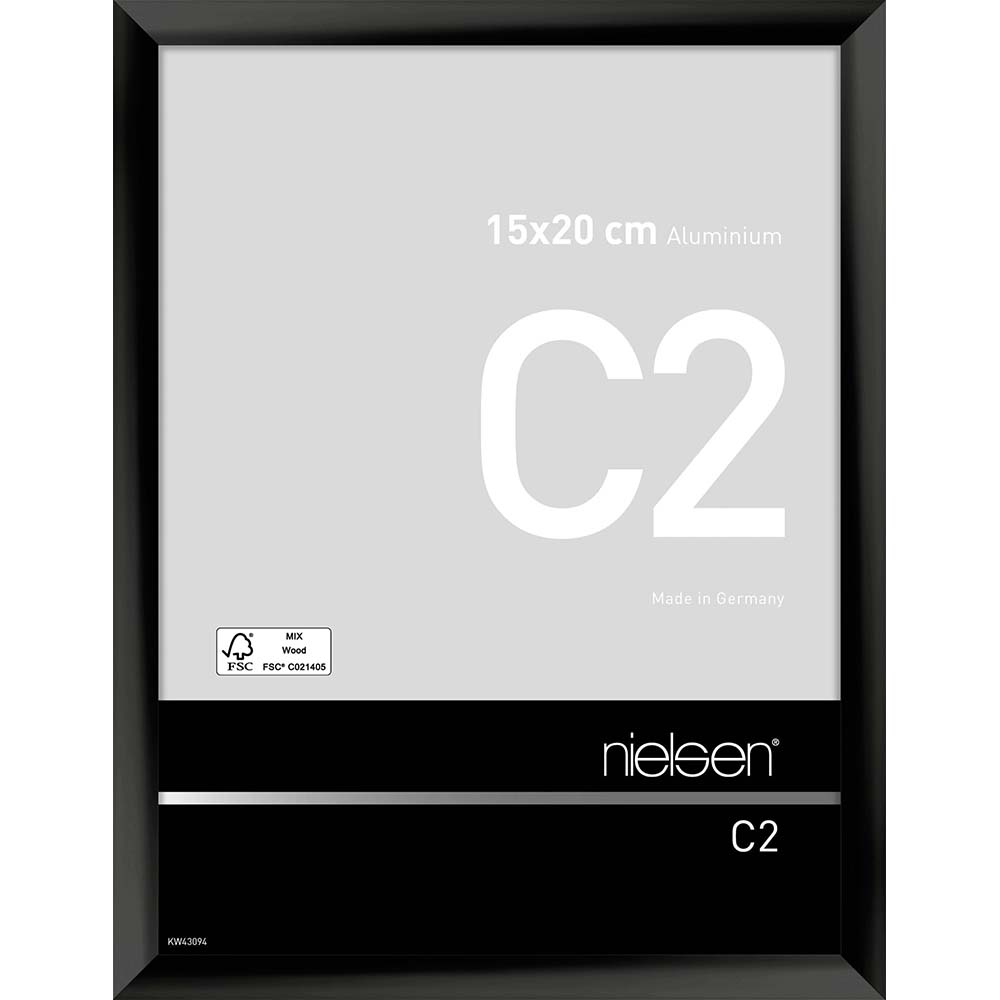 C2 Noir anodisé 15 x 20 cm