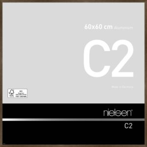 C2 Ambre mat brossé 60 x 60 cm