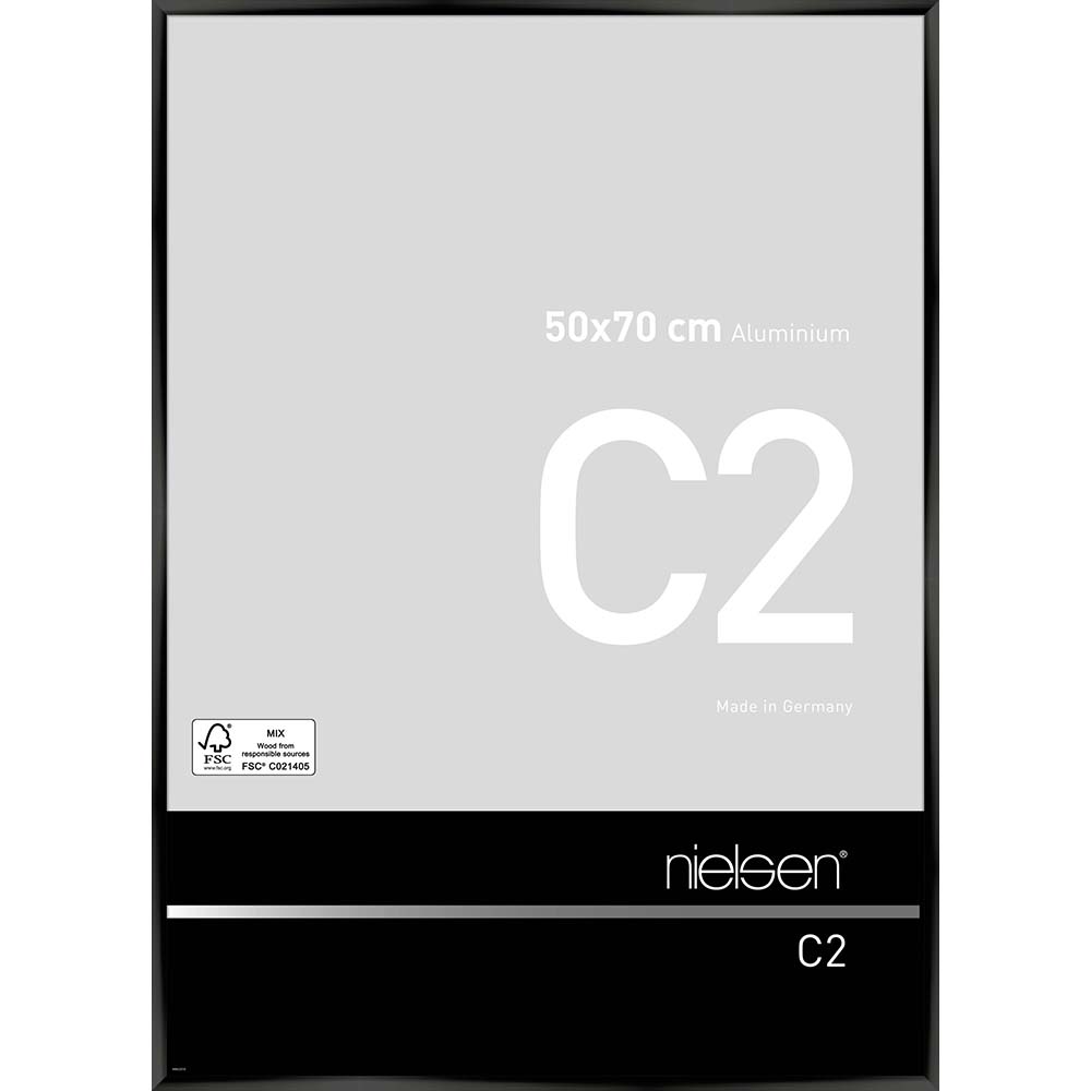 C2 Noir anodisé 50 x 70 cm