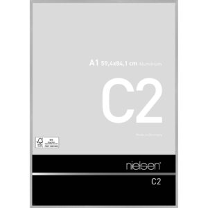 C2 Argent mat brossé 59,4 x 84,1 cm