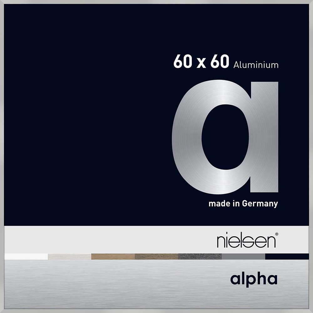 Alpha Argent mat 60 x 60 cm
