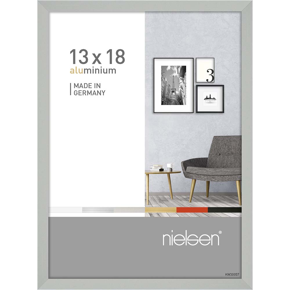 Pixel Argent mat 13 x 18 cm