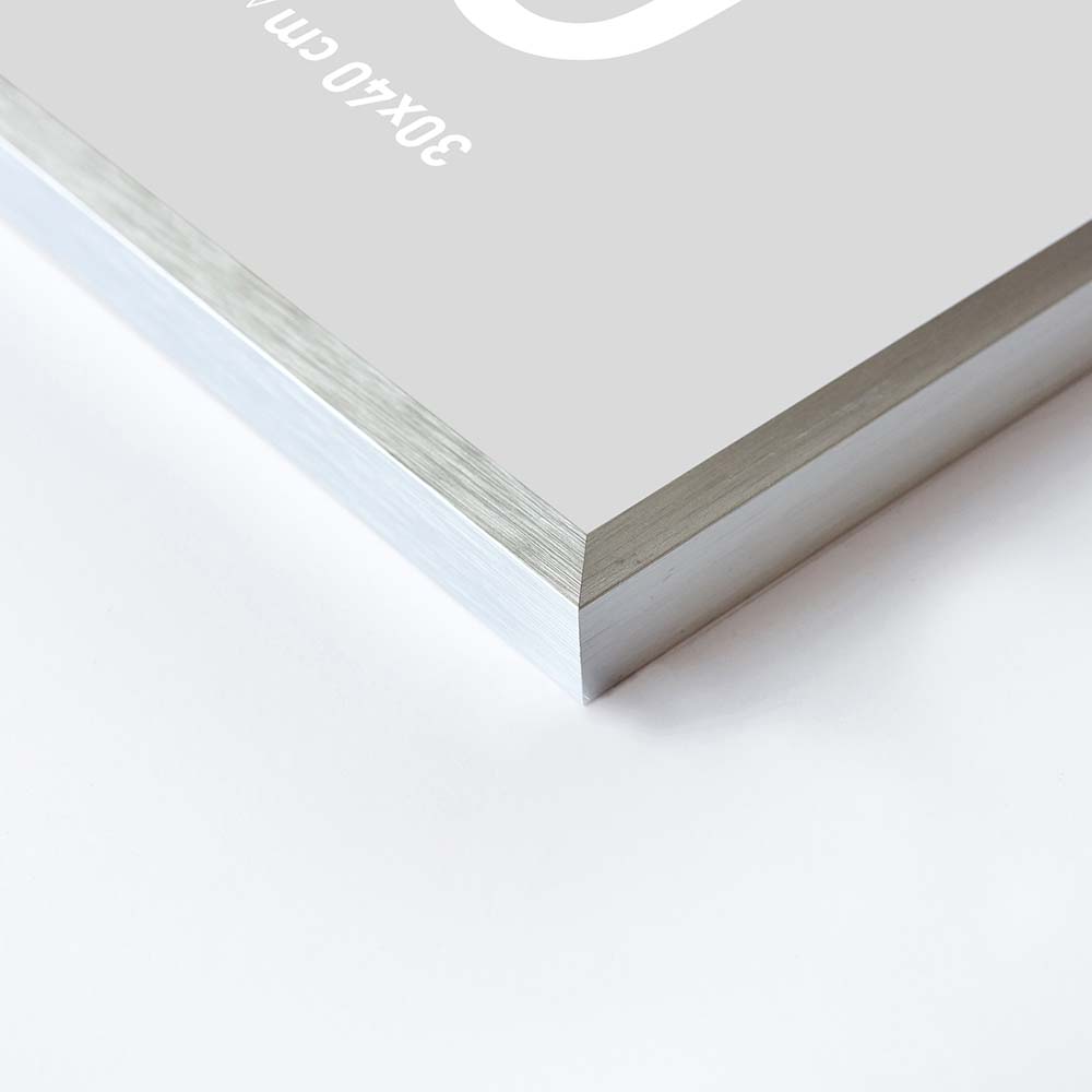 C2 Argent mat brossé 50 x 70 cm – Image 2