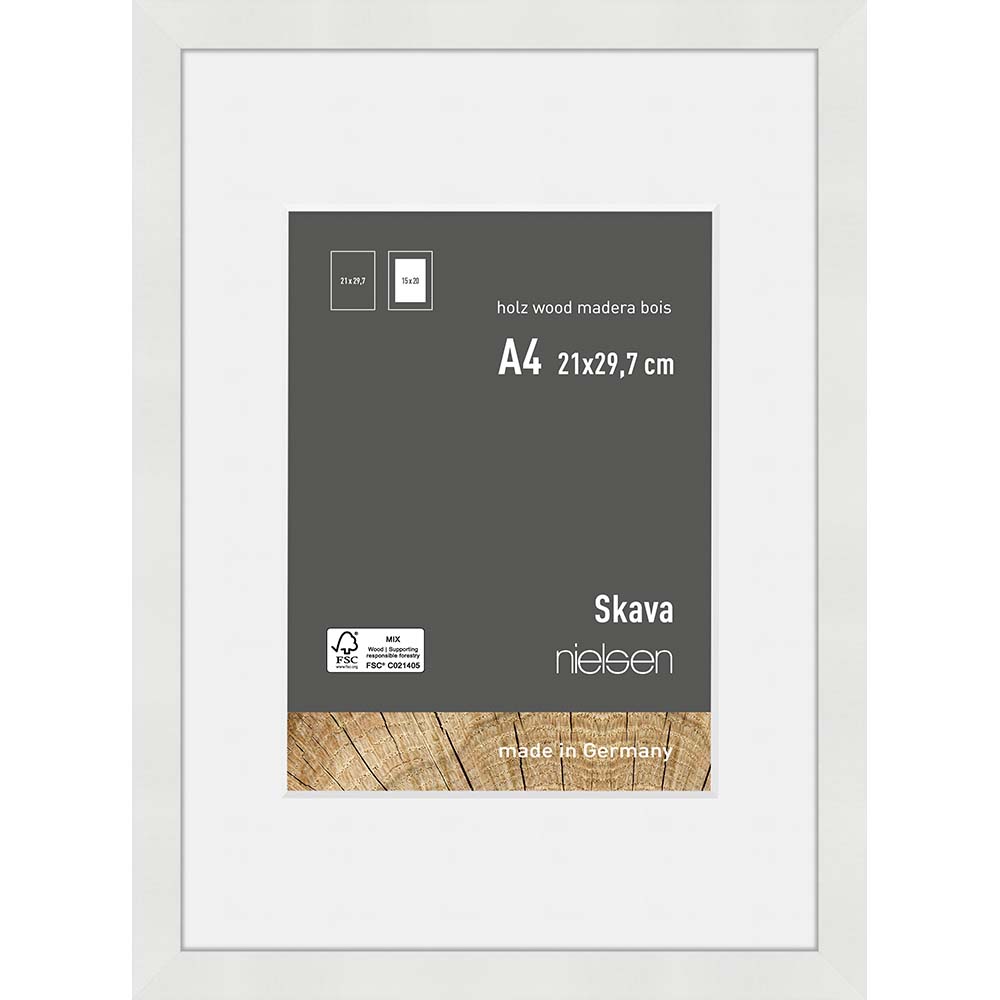 Skava 21x29.7/15x20 Blanc