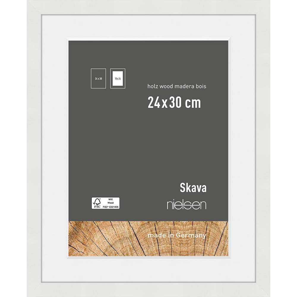 Skava 24x30/18x24 Blanc