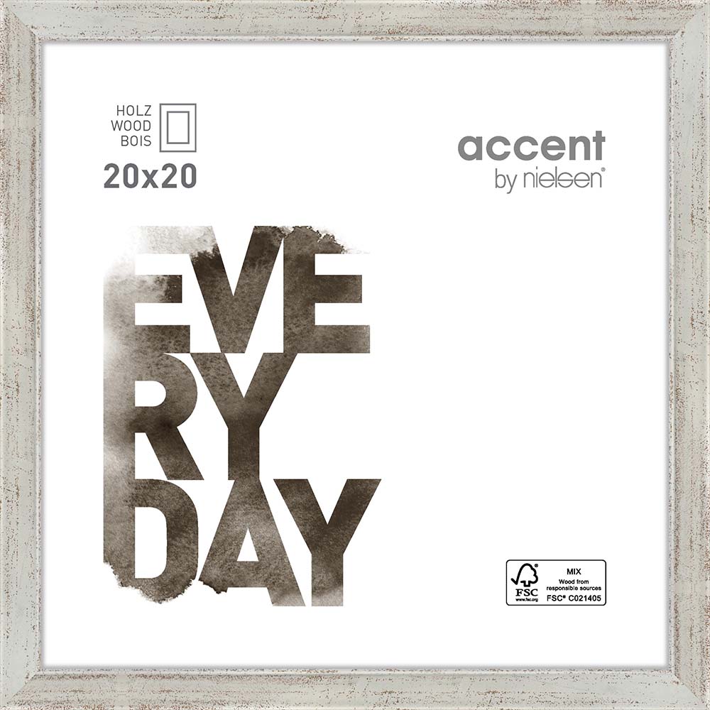 Zoom Argent 20 x 20 cm