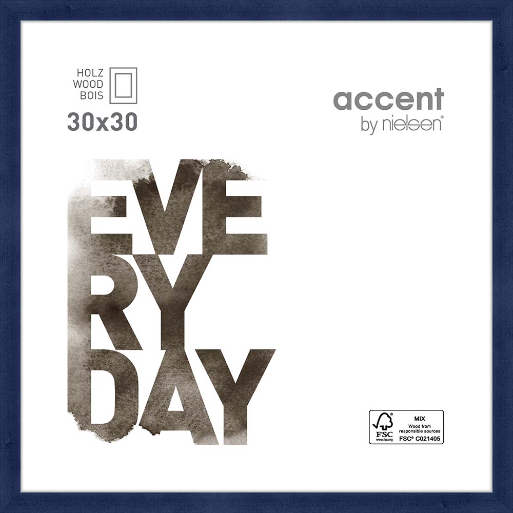 Zoom Bleu 30 x 30 cm